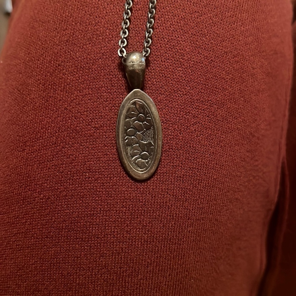 Ann King hand crafted V necklace